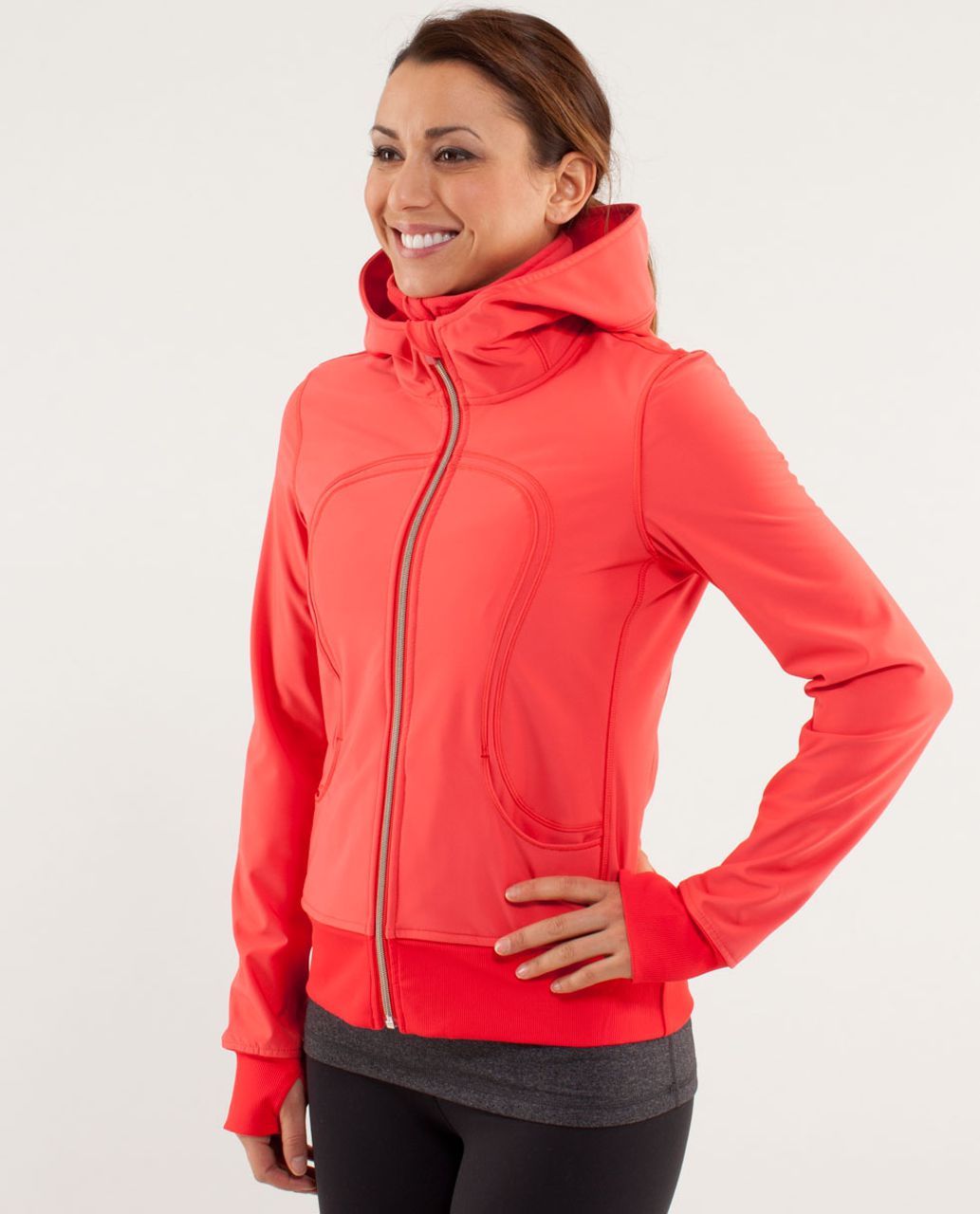 Lululemon Uba Hoodie *Softshell - Love Red - lulu fanatics