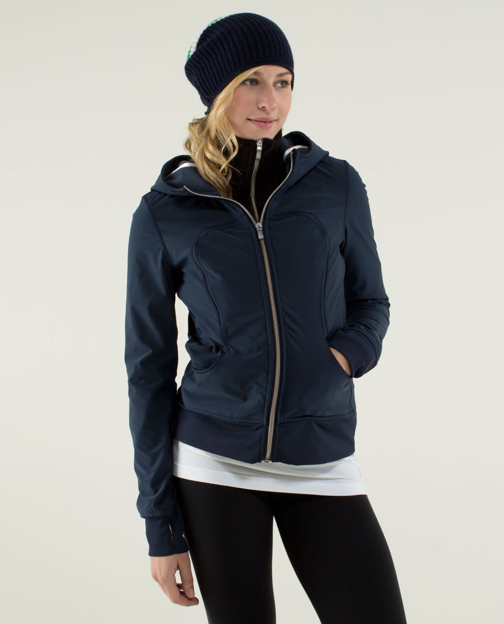 Lululemon Uba Hoodie *Softshell - Inkwell / Black