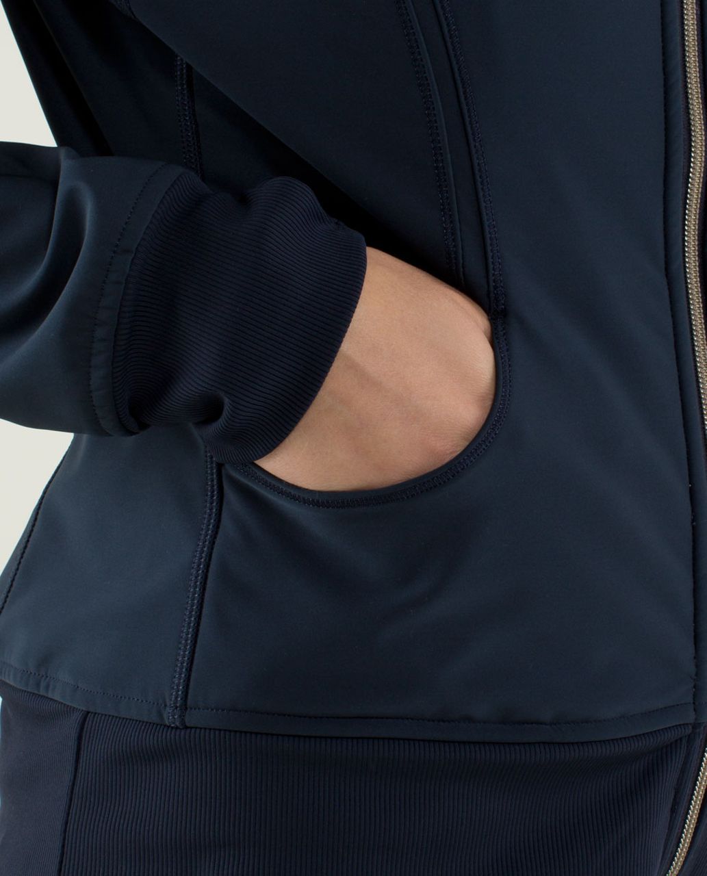 Lululemon Uba Hoodie *Softshell - Inkwell / Black