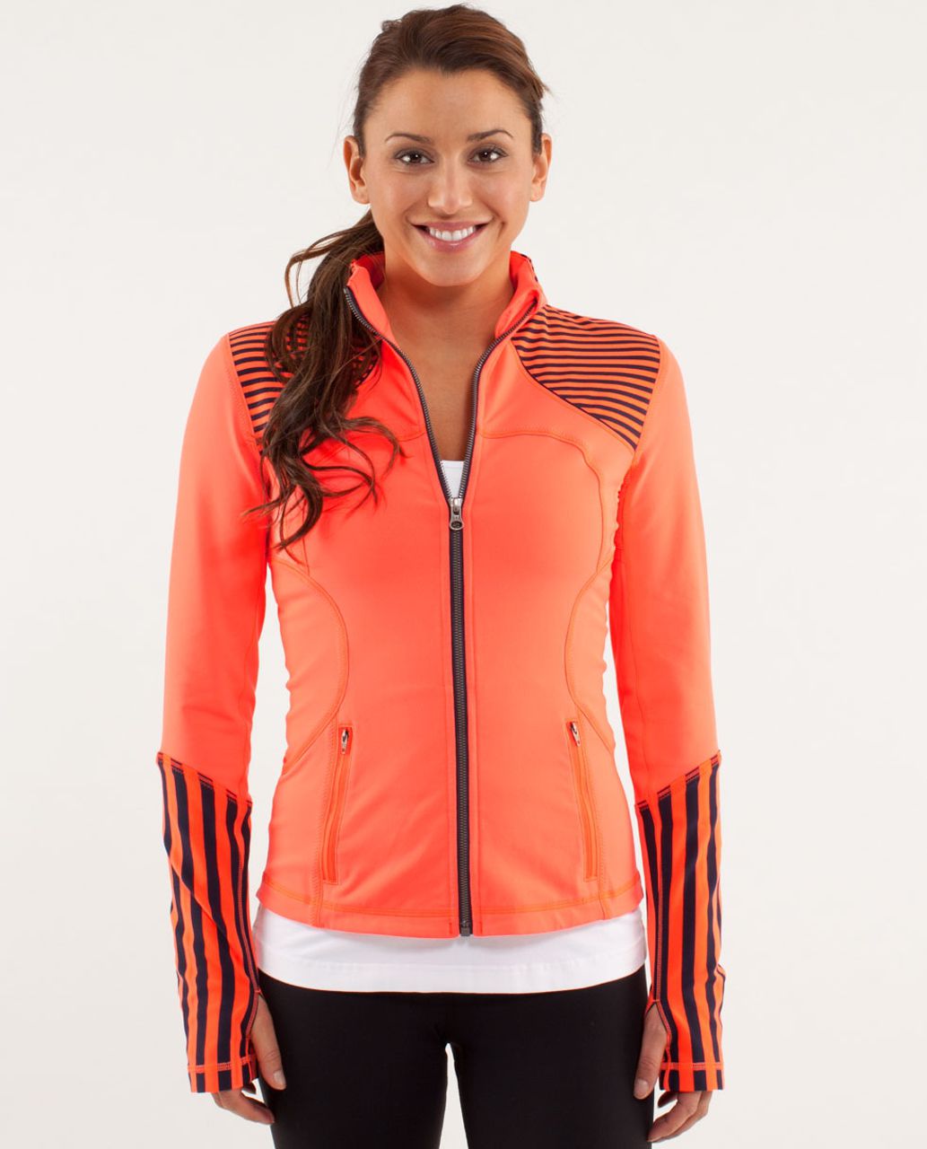 orange lululemon jacket