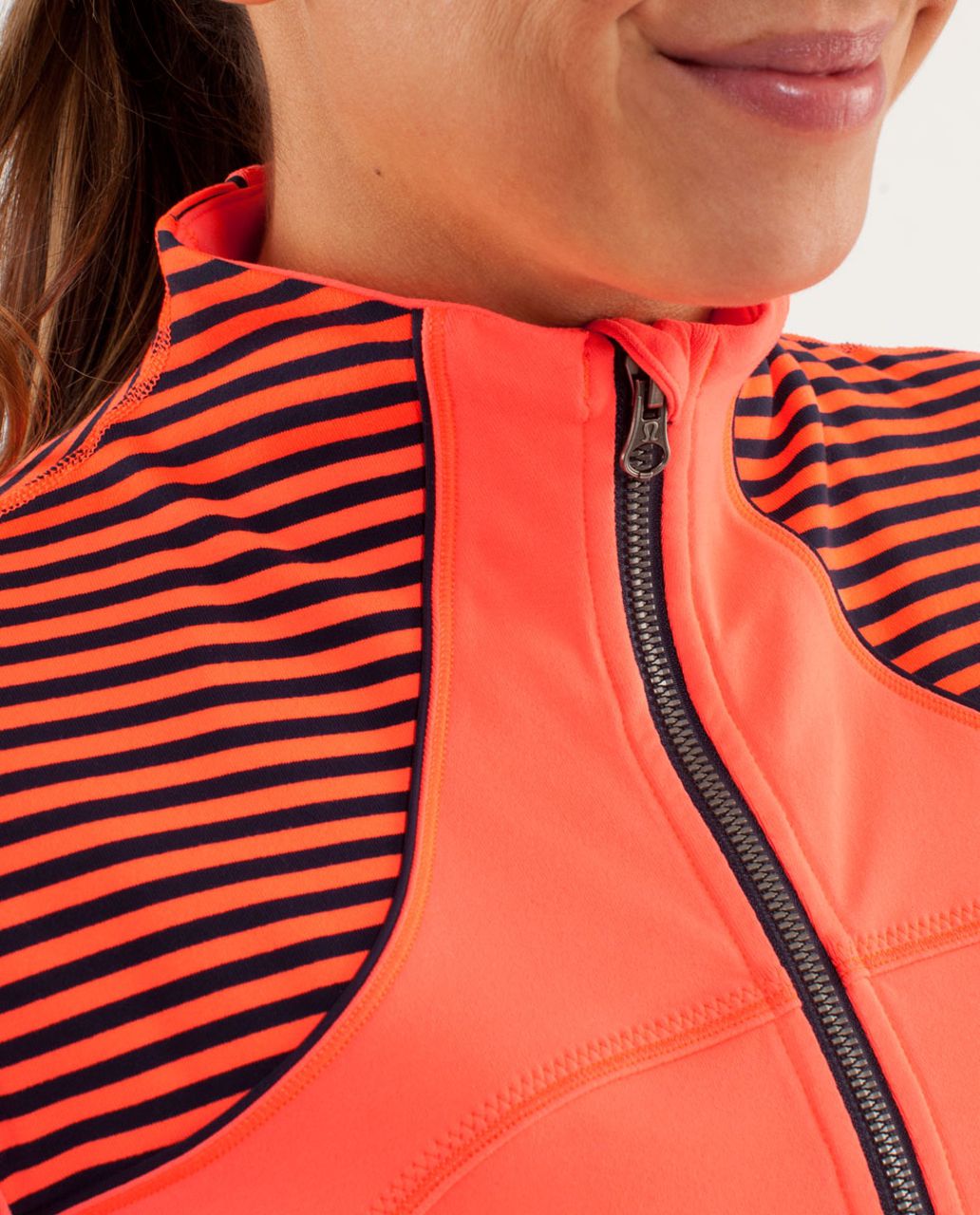 Lululemon Forme Jacket - Light Flare / Classic Stripe Light Flare Inkwell / Inkwell