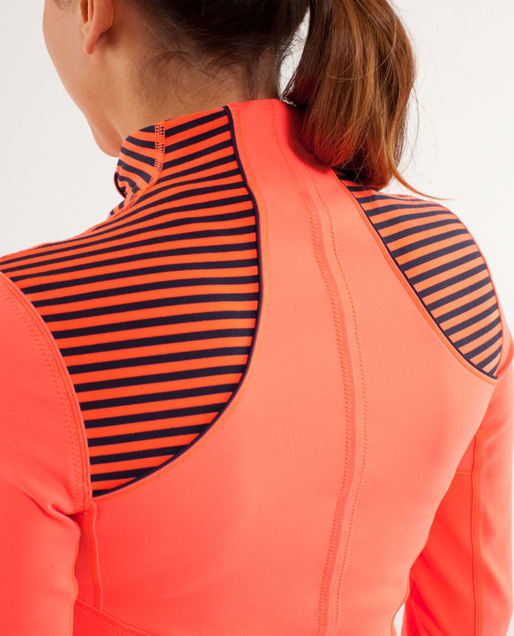 Lululemon Forme Jacket - Light Flare / Classic Stripe Light Flare Inkwell / Inkwell