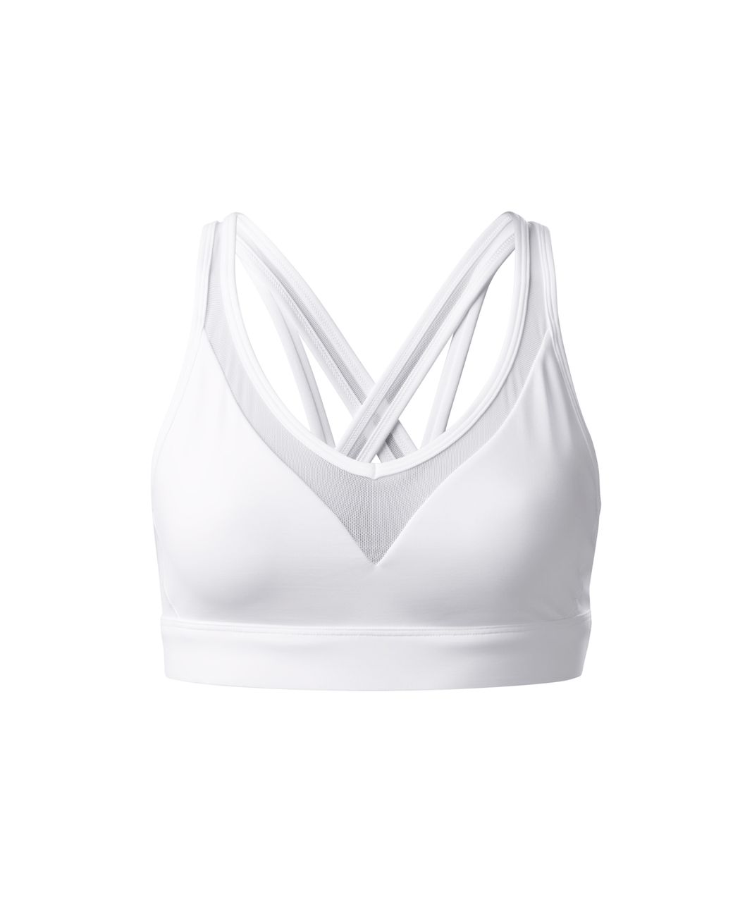 Lululemon Minimalist Bra - White - lulu fanatics