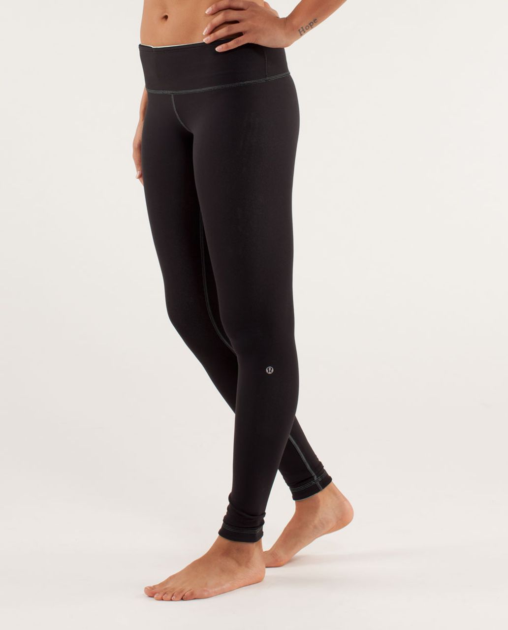 Lululemon Wunder Under Pant *Reversible - Mint Moment / Black