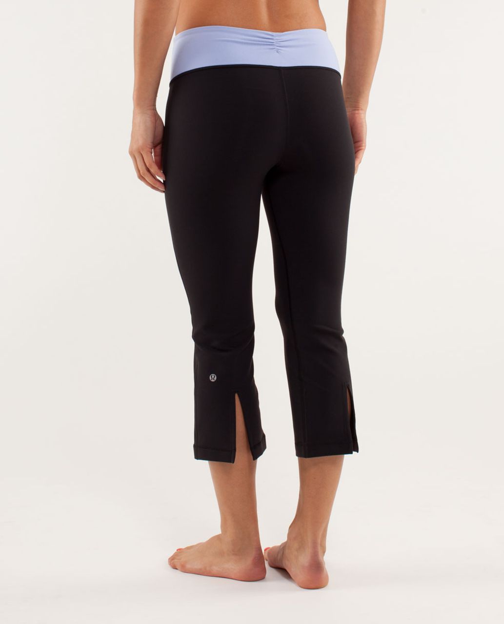 Lululemon Gather & Crow Crop - Black / Polar Haze / Sea Stripe Polar Haze Black