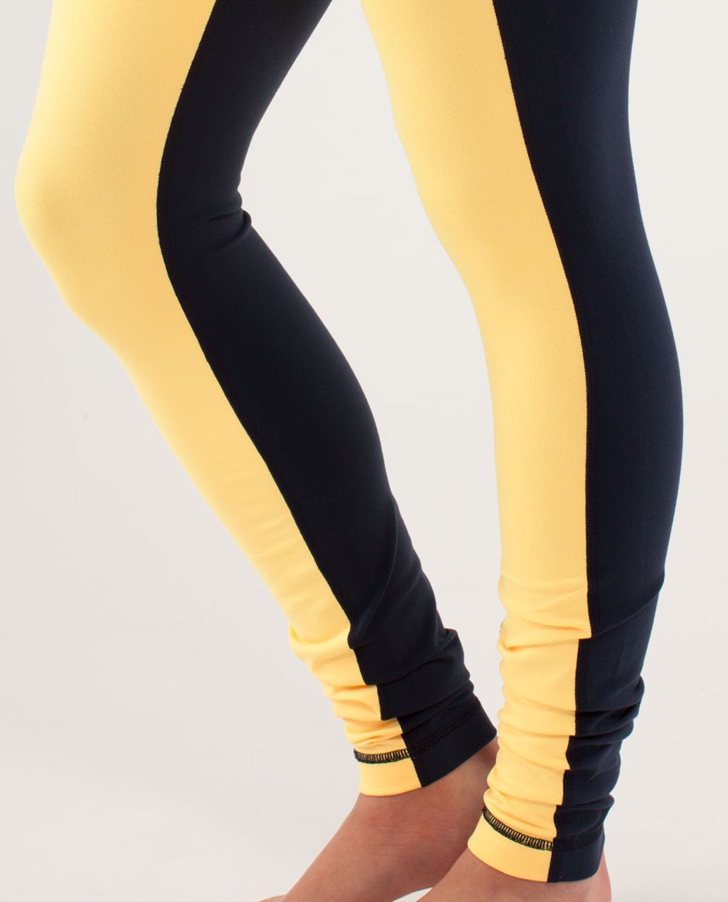 Lululemon Wunder Under Pant *Colour Blocked - Burning Yellow / Inkwell