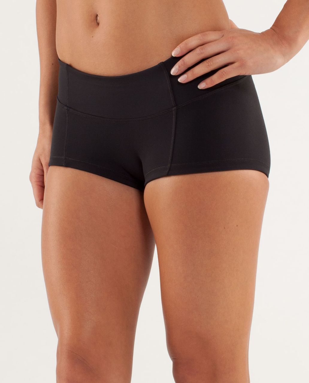 Lululemon Flip Your Dog Bootyshort - Black - lulu fanatics