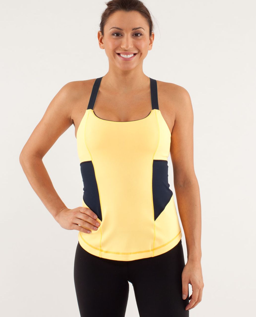 Lululemon Work It Out Tank - Burning Yellow