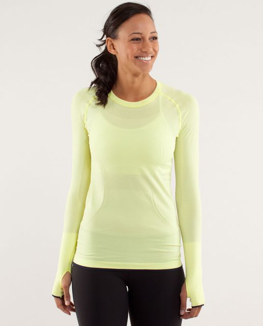 Lululemon Swiftly Tech Long Sleeve Crew - Sheer Violet / Sheer Violet ...