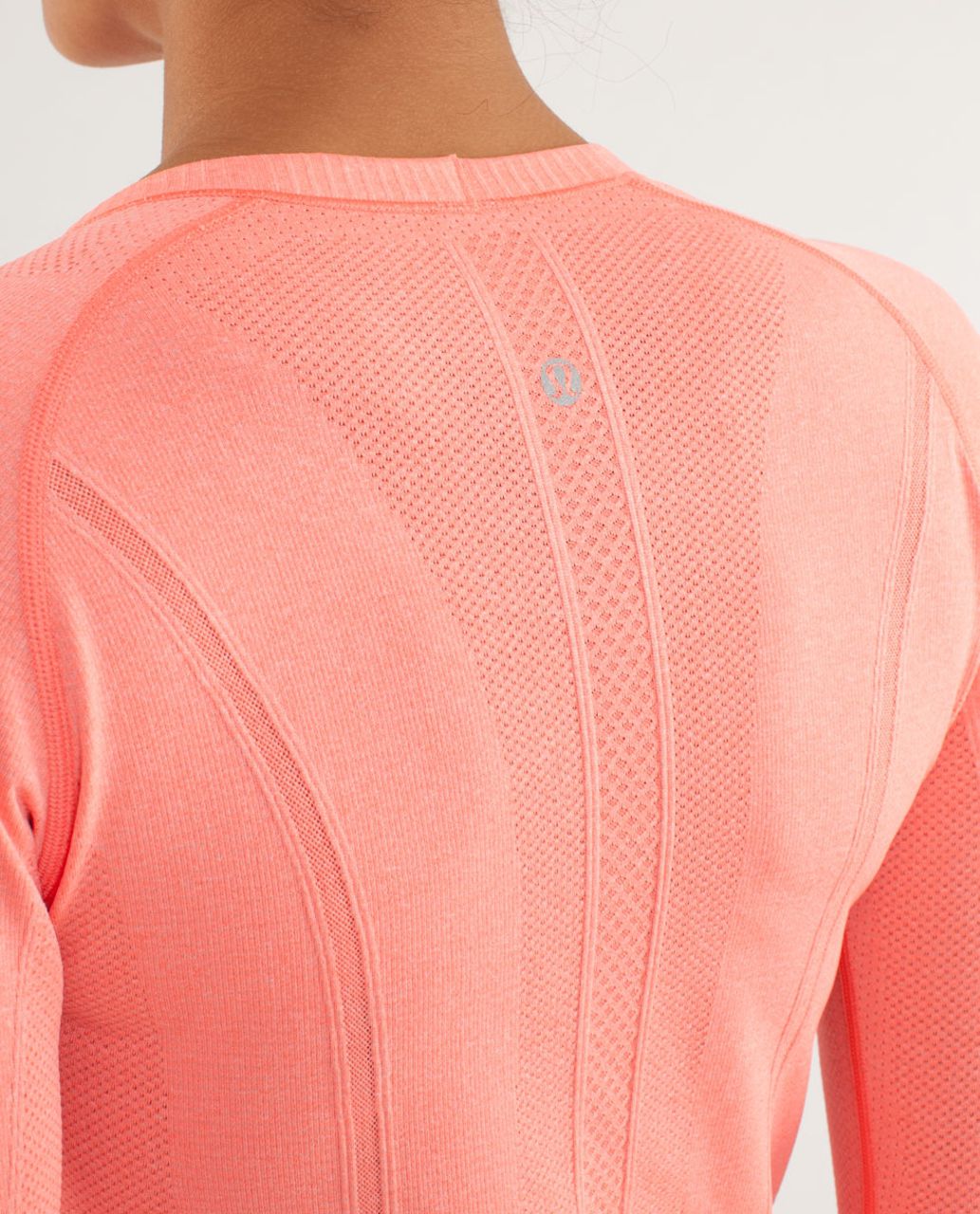 Lululemon Run:  Swiftly Tech Long Sleeve - Light Flare / Inkwell