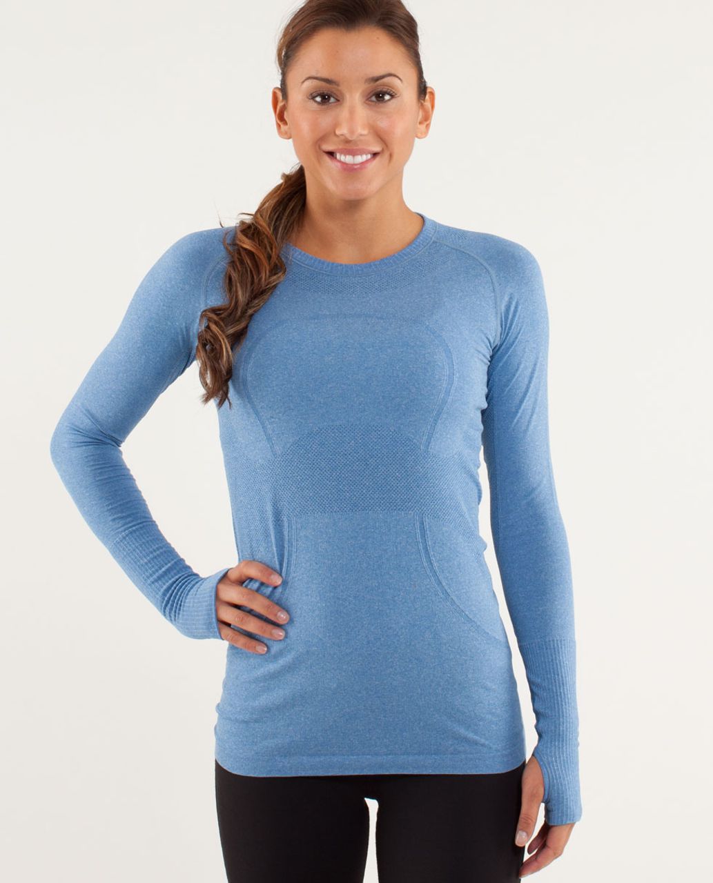 Lululemon Swiftly Relaxed Blue Shirt Size 12 NWT India