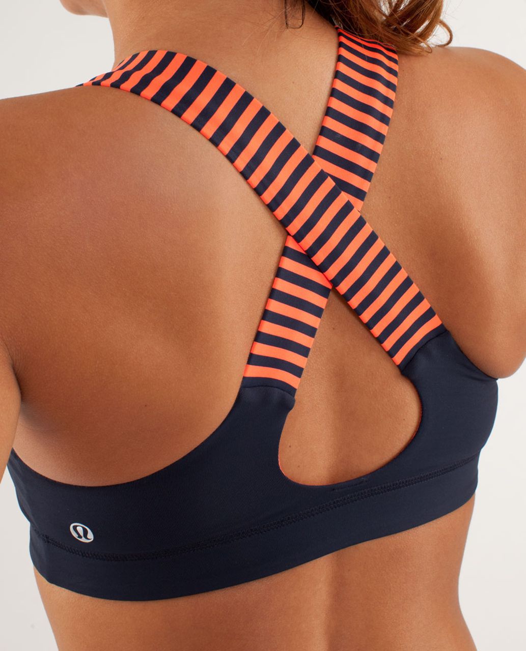 Lululemon All Sport Bra - Inkwell / Classic Stripe Light Flare Inkwell