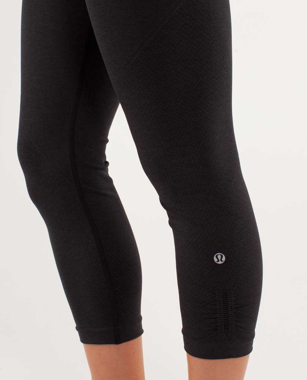 Lululemon Ebb And Flow Crop II - Black - lulu fanatics