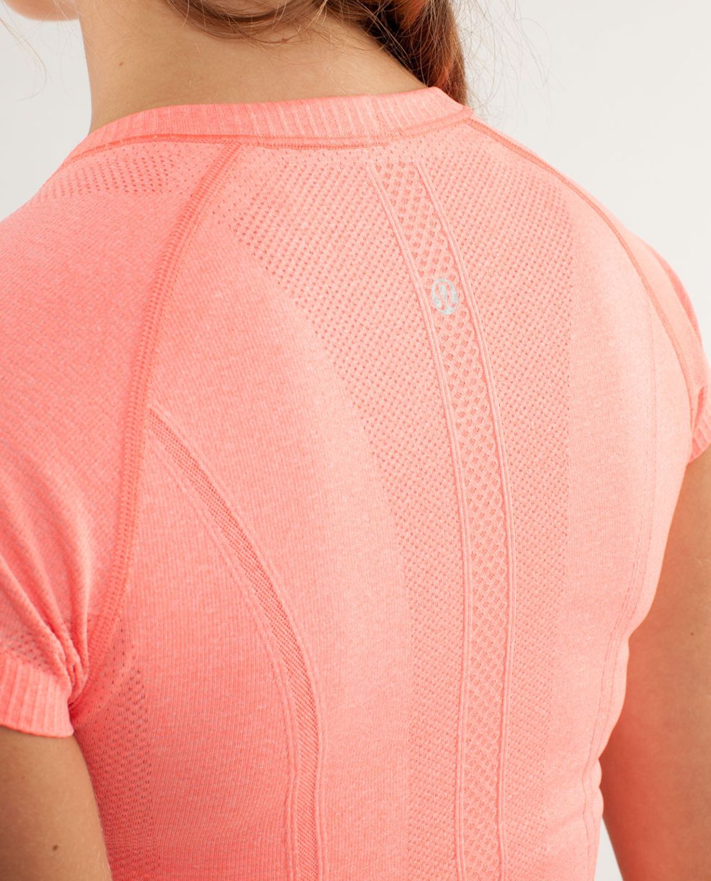 Lululemon Run:  Swiftly Tech Short Sleeve - Light Flare / Inkwell