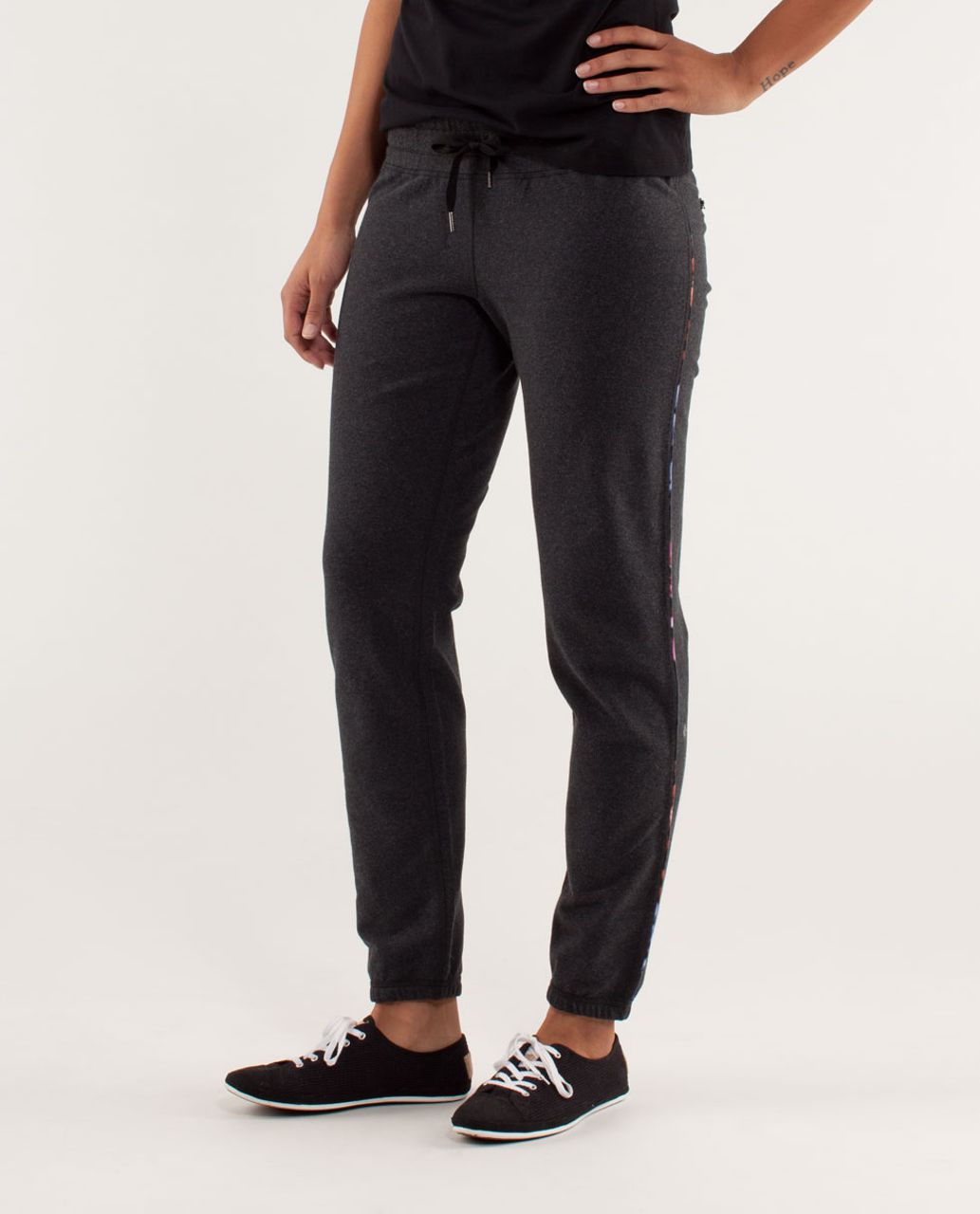 Lululemon Post Restorative Sweatpant - Black / Spring Has Sprung Multi