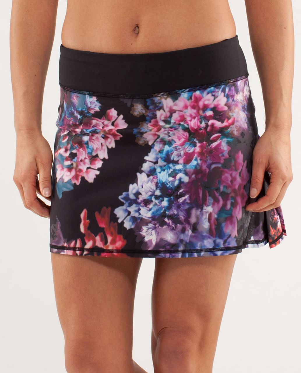 Lululemon Run:  Pace Setter Skirt (Tall) - Spring Has Sprung Multi / Black