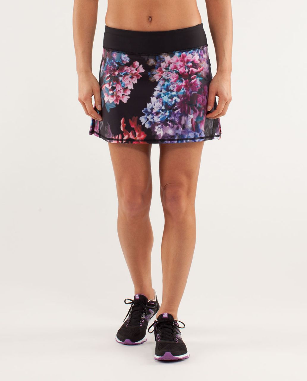 Lululemon Run:  Pace Setter Skirt (Tall) - Spring Has Sprung Multi / Black