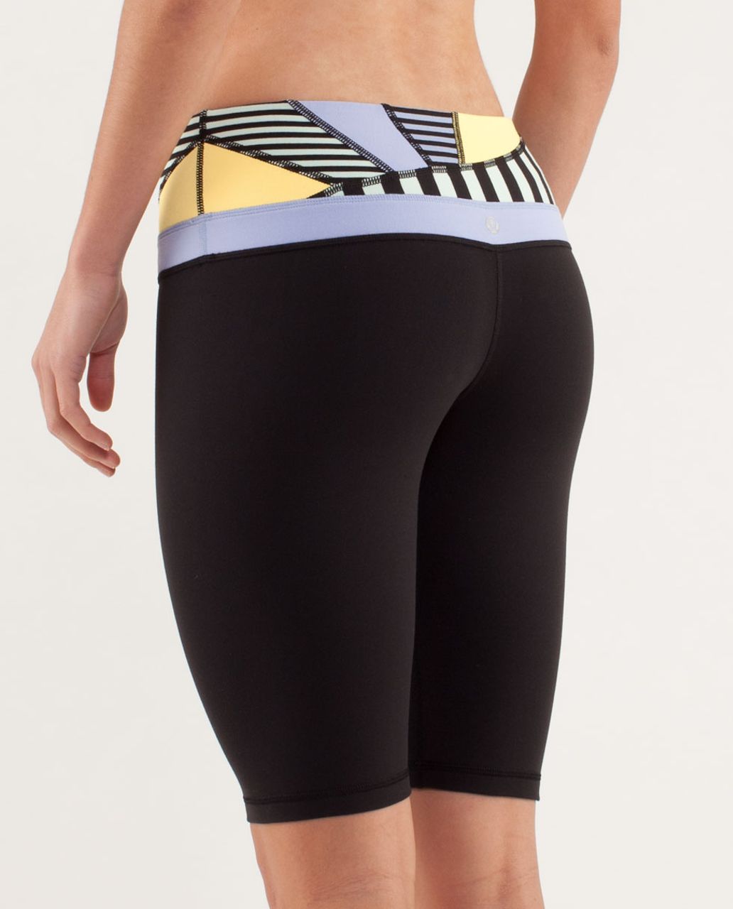 Lululemon Reverse Groove Short (Tall) - Black / Quilting Winter 15 / Polar Haze