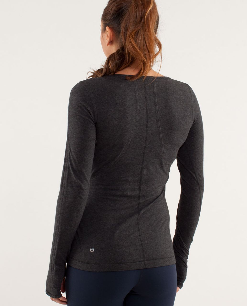 Lululemon Heart Ease Long Sleeve - Heathered Black