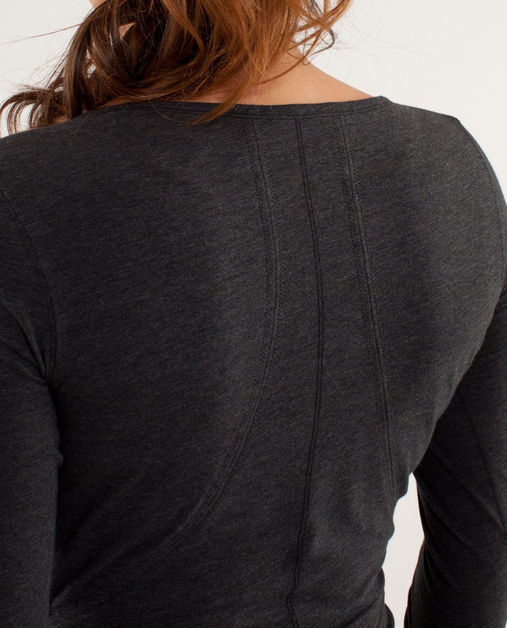 Lululemon Heart Ease Long Sleeve - Heathered Black