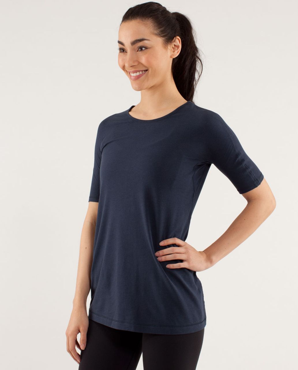 Lululemon Devotion Short Sleeve Tee - Inkwell - lulu fanatics