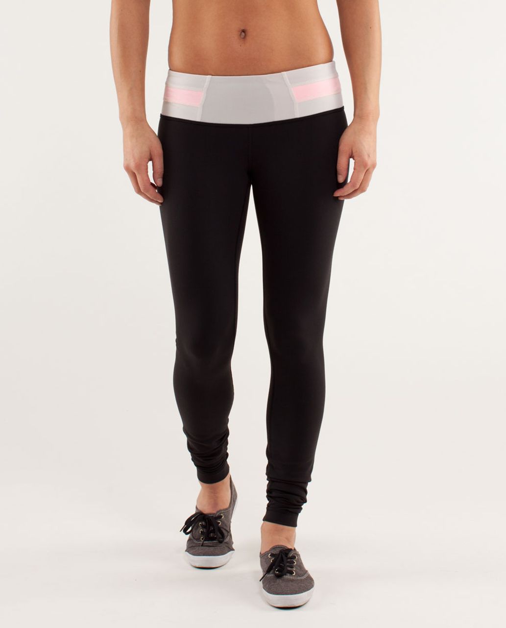 Lululemon Wunder Under Pant - Black / Quilt Spring13 5