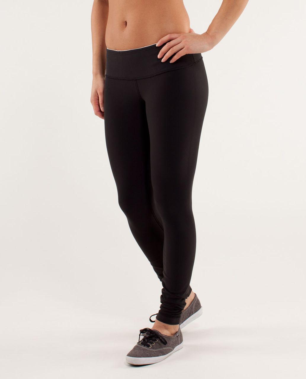 Lululemon Wunder Under Pant - Black / Quilt Spring13 5