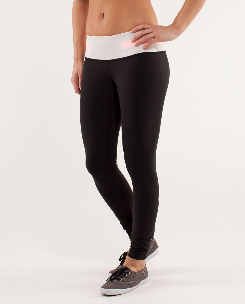 Lululemon Wunder Under Pant - Black / Quilt Spring13 5