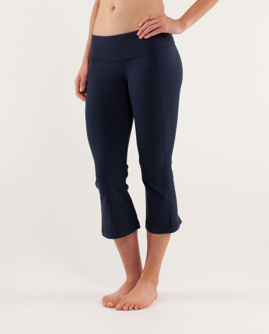 Lululemon Gather & Crow Crop II - Black - lulu fanatics