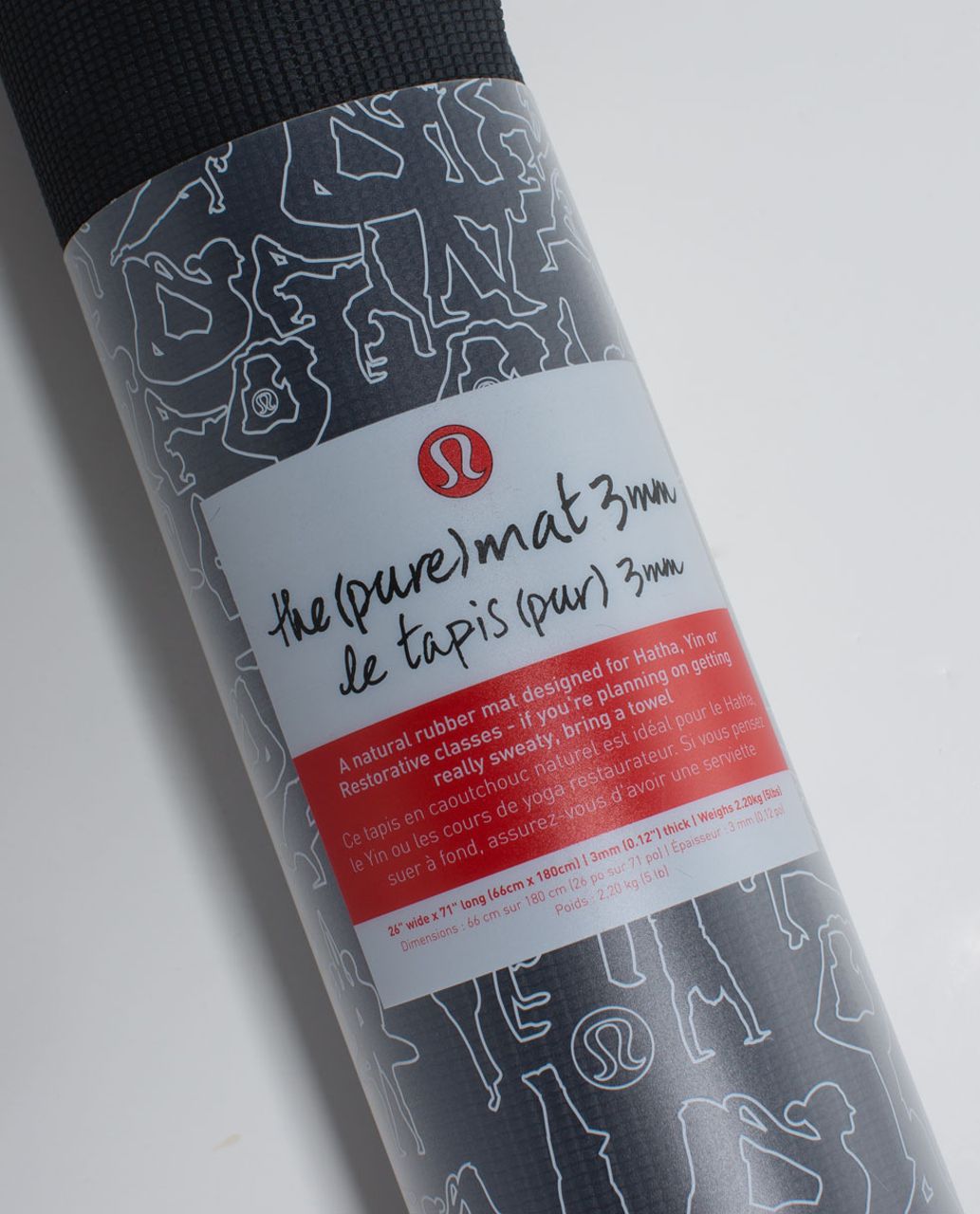 Lululemon The Pure Mat 3mm - Deep Coal