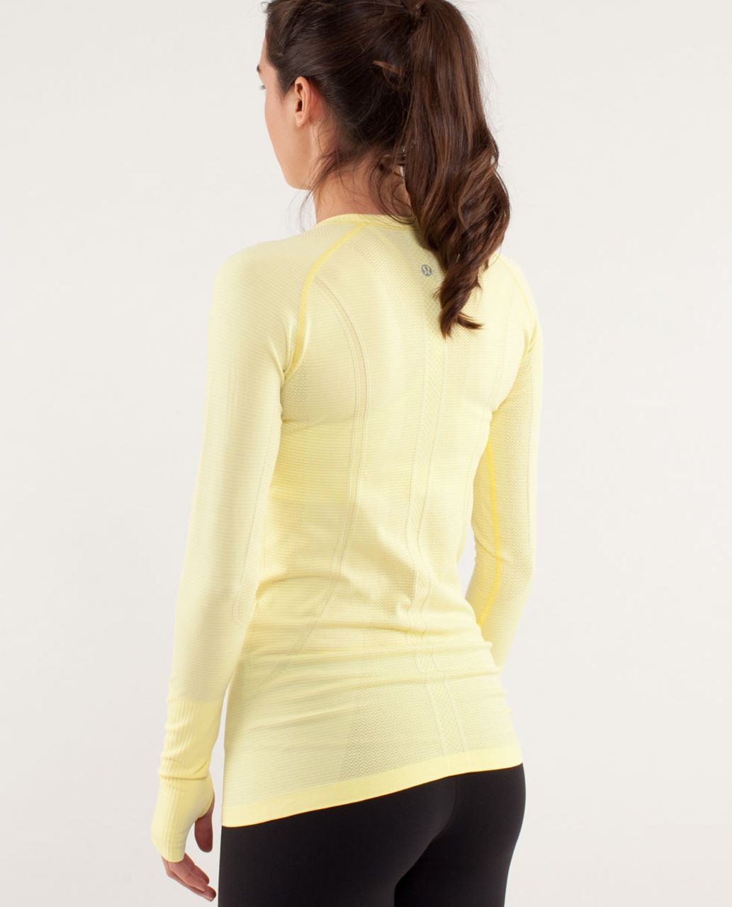 Lululemon Run:  Swiftly Tech Long Sleeve - Mellow Lemon