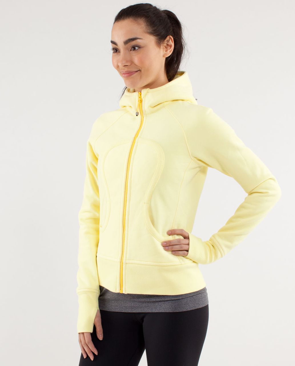 NEW LULULEMON Scuba Oversized Full Zip Hoodie XS/S Lemon Sorbet