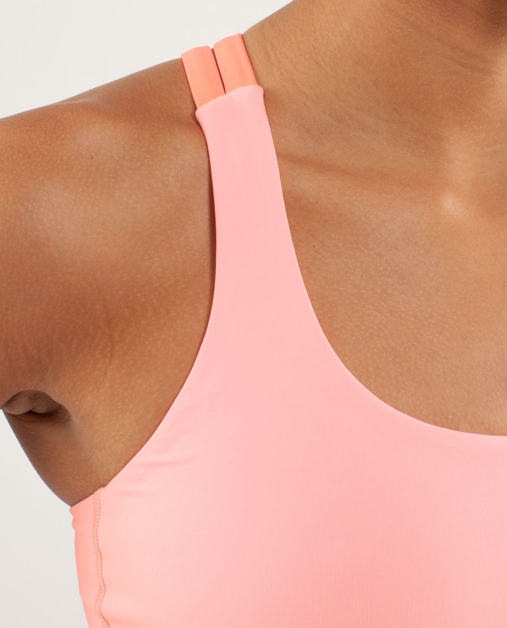 Lululemon Energy Bra - Bleached Coral / Pop Orange