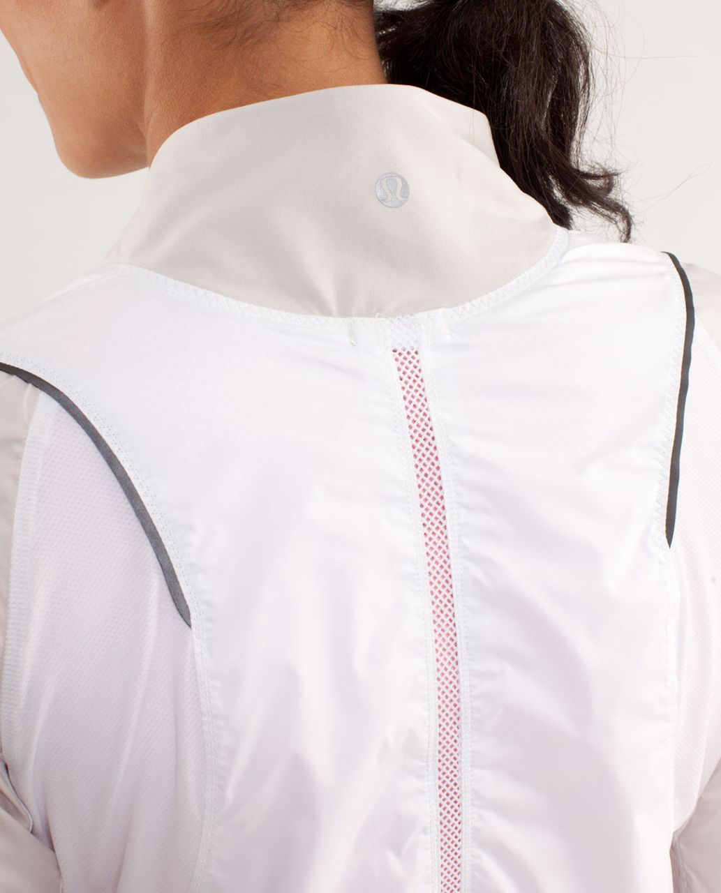 Lululemon Run:  Two To Make It True Jacket - White / Dune