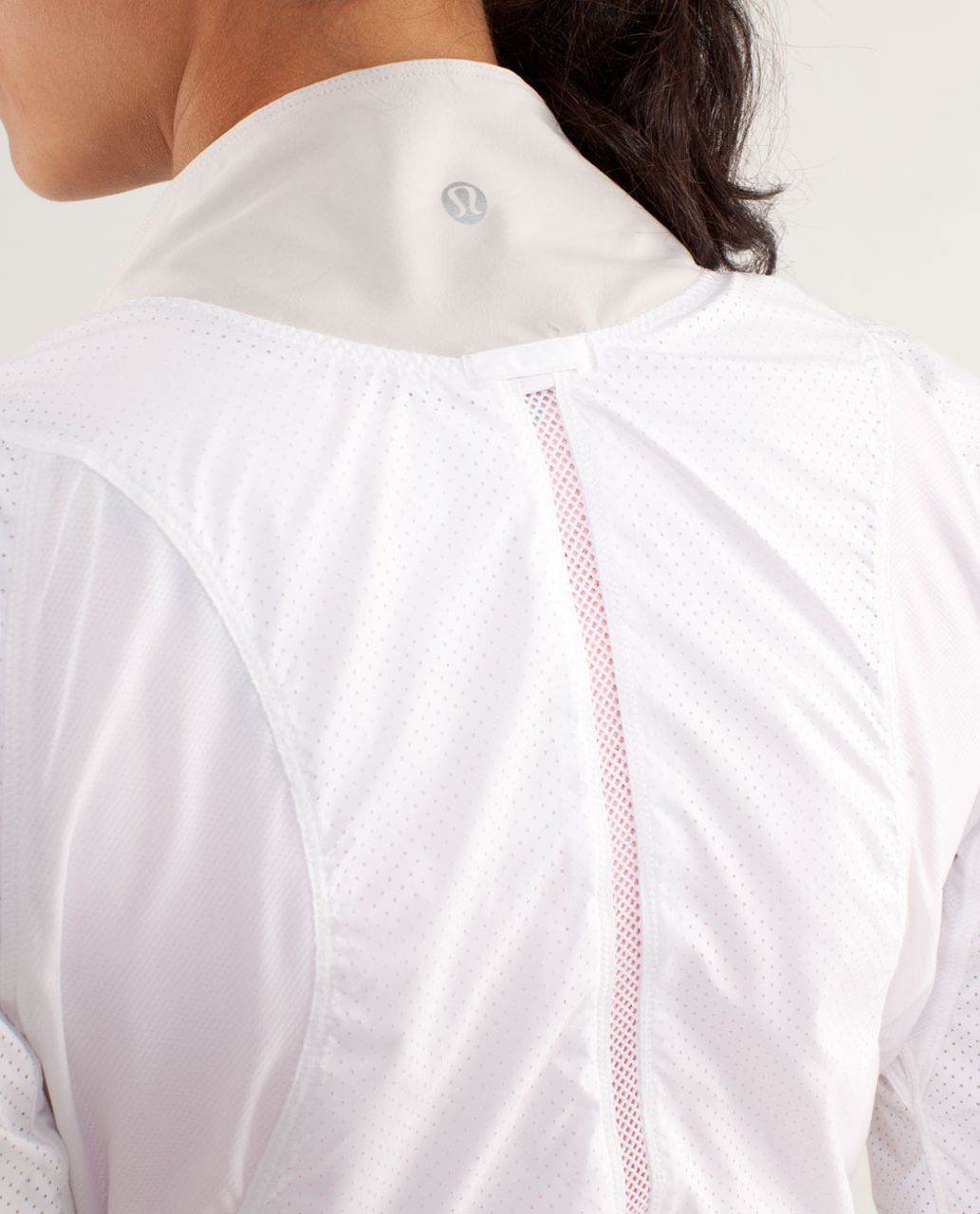 Lululemon Run:  Two To Make It True Jacket - White / Dune