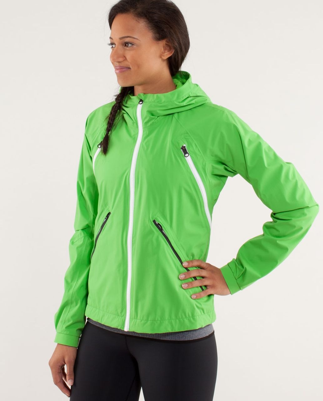 Lululemon Run:  Rise And Shine Jacket - Frond