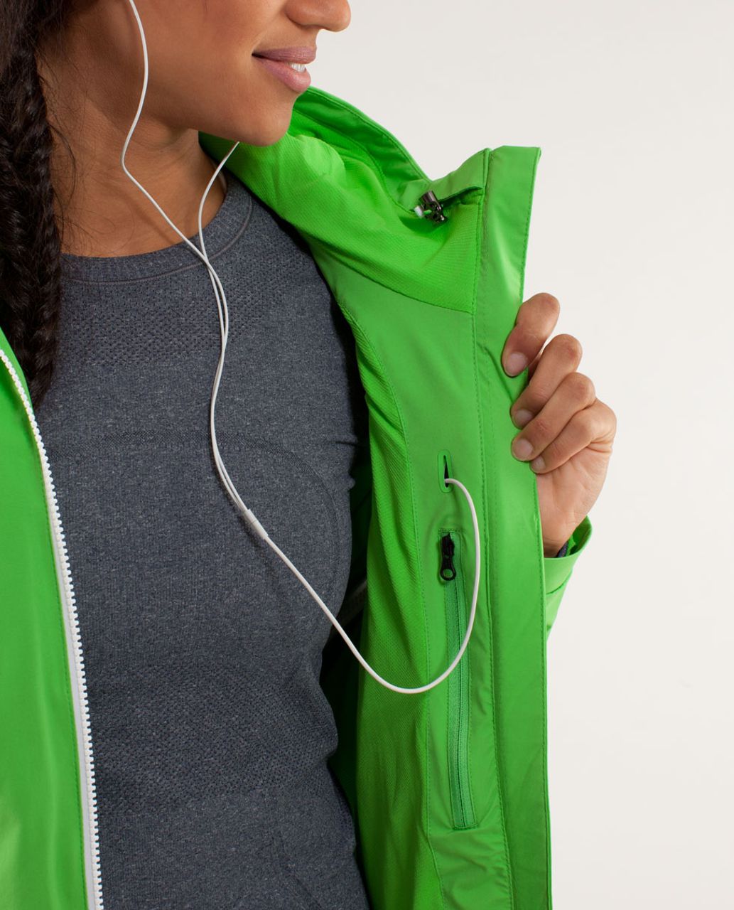 Lululemon Run:  Rise And Shine Jacket - Frond