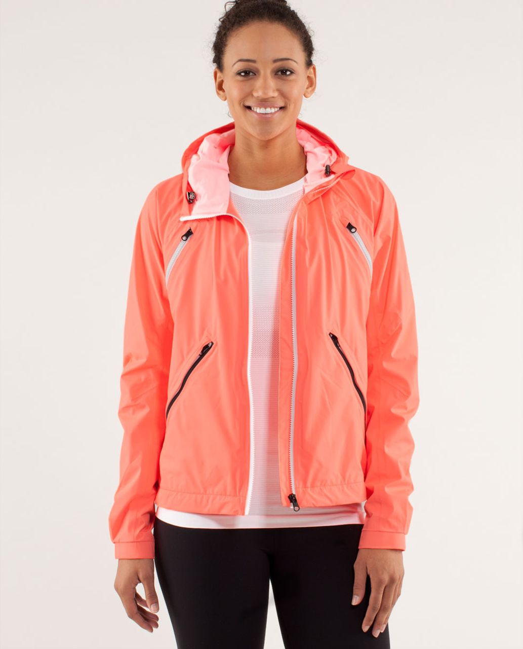 Lululemon Street To Studio Jacket - Pop Orange - lulu fanatics