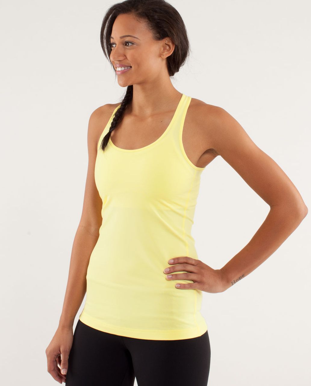 Lululemon Cool Racerback - Mellow Lemon