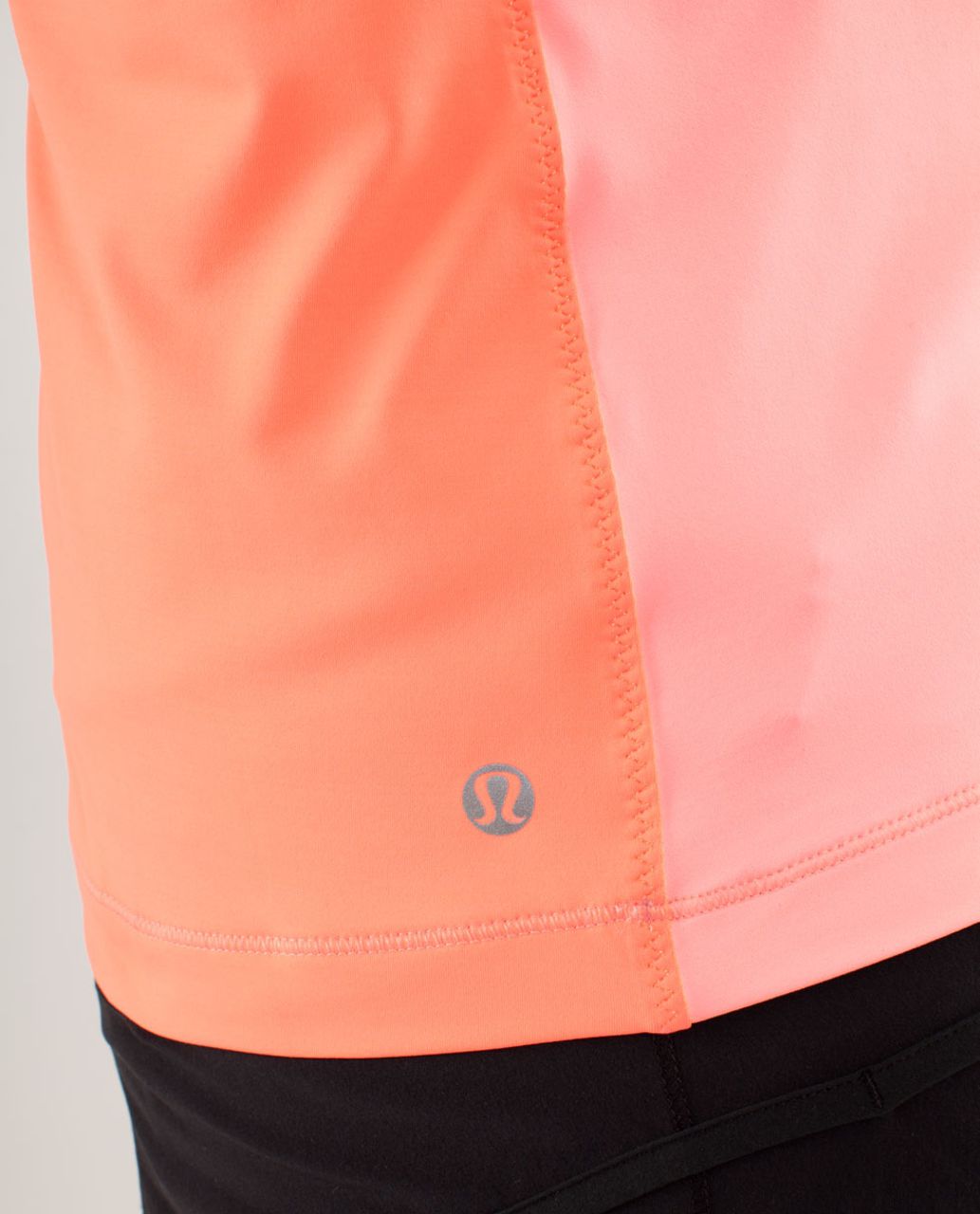 Lululemon Run:  Pace Tank - Bleached Coral / Pop Orange / Ocean Stripe Bleached Coral