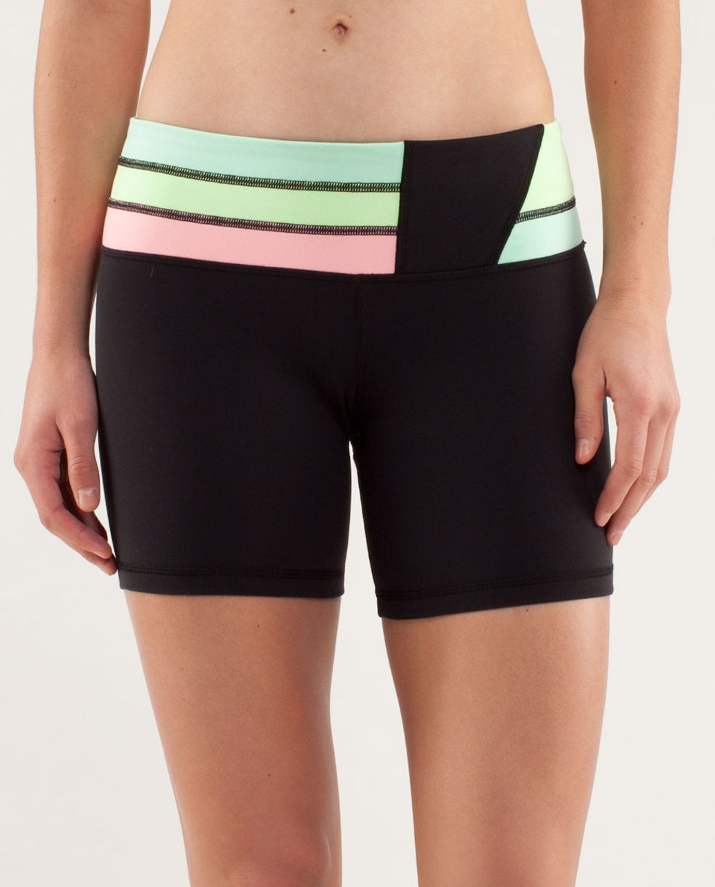 Lululemon Reverse Groove Short (Regular) - Black / Quilt Spring13 7