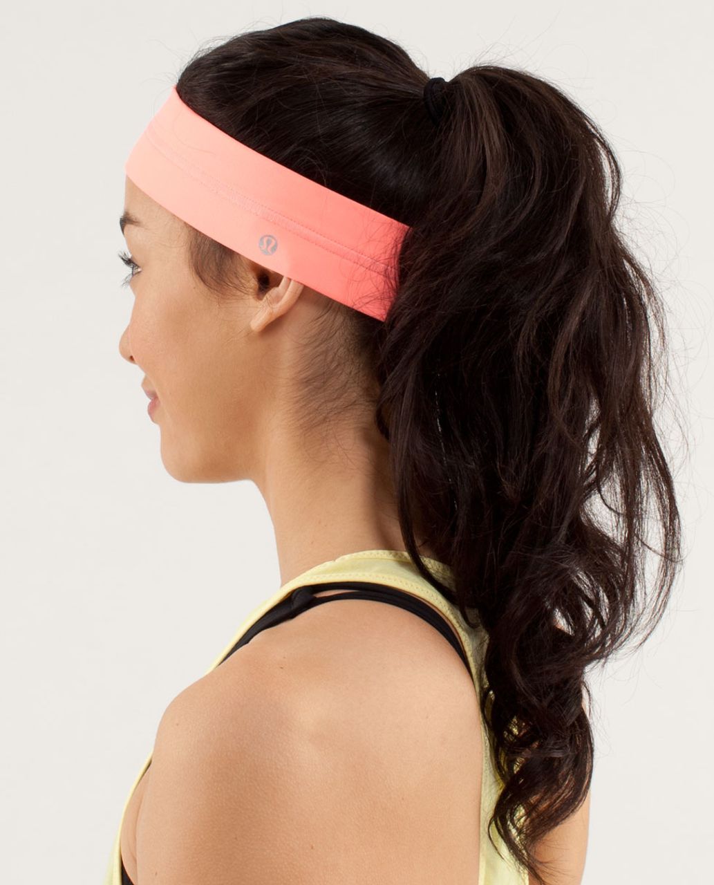 Lululemon Fly Away Tamer Headband - Pop Orange