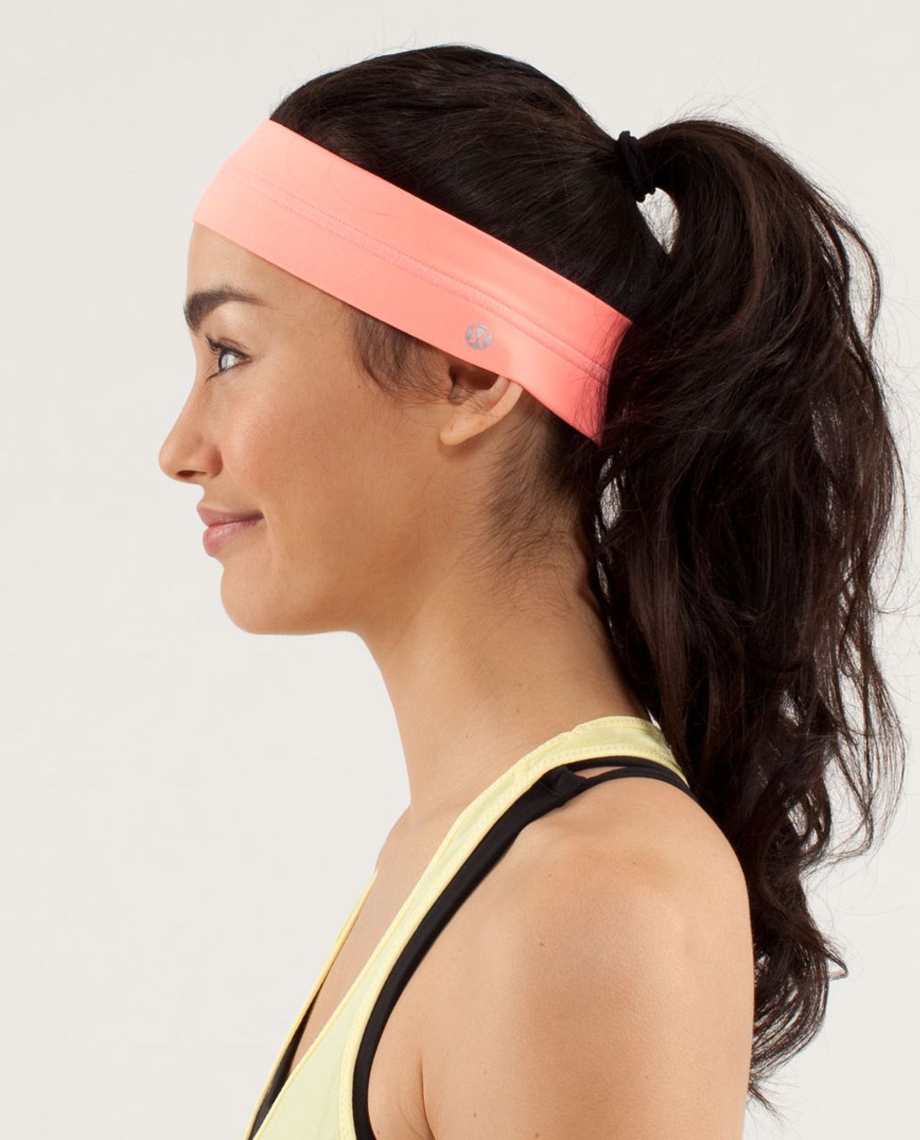 Lululemon Fly Away Tamer Headband - Pop Orange