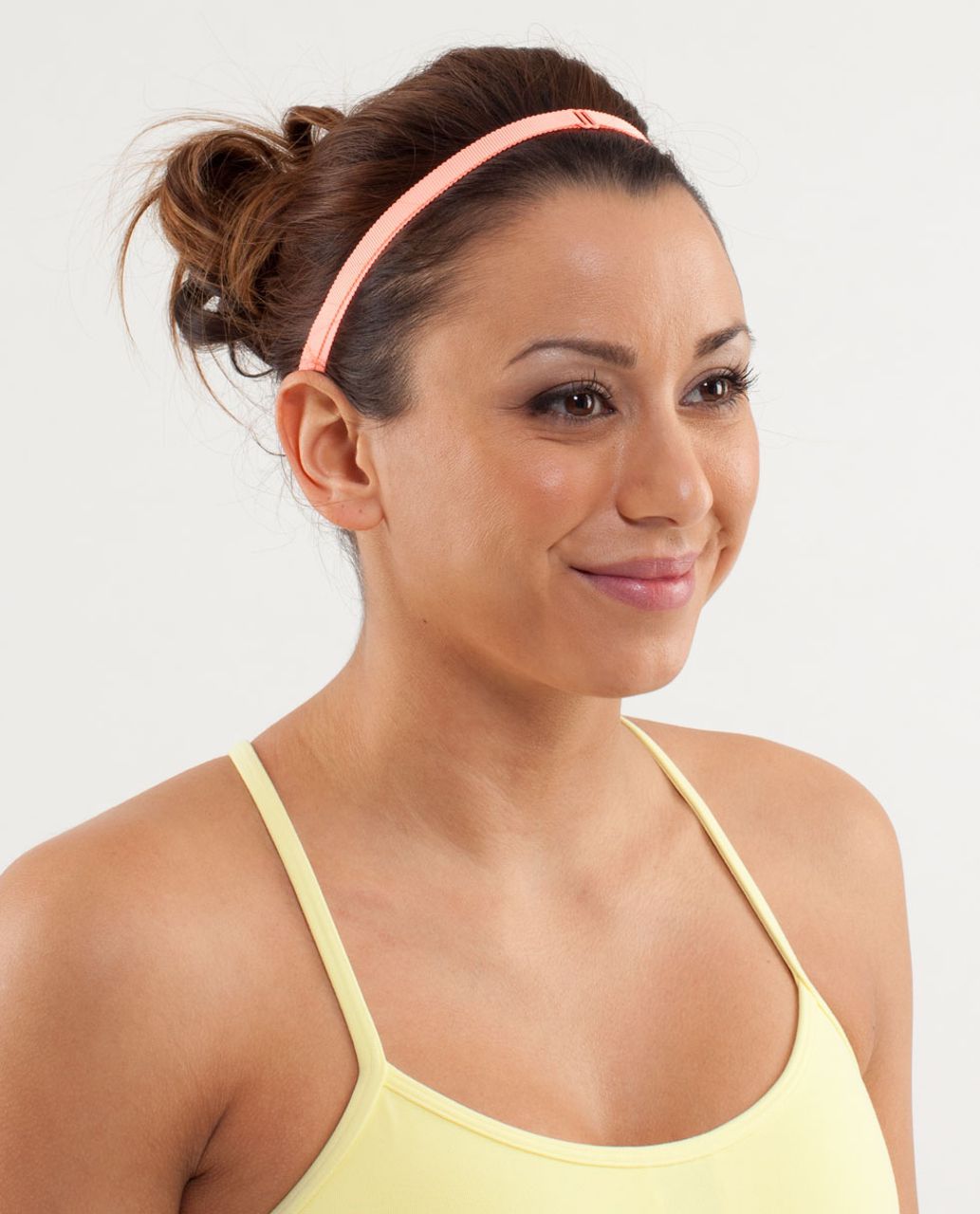 Lululemon Blissful Headband - Pop Orange / Bleached Coral