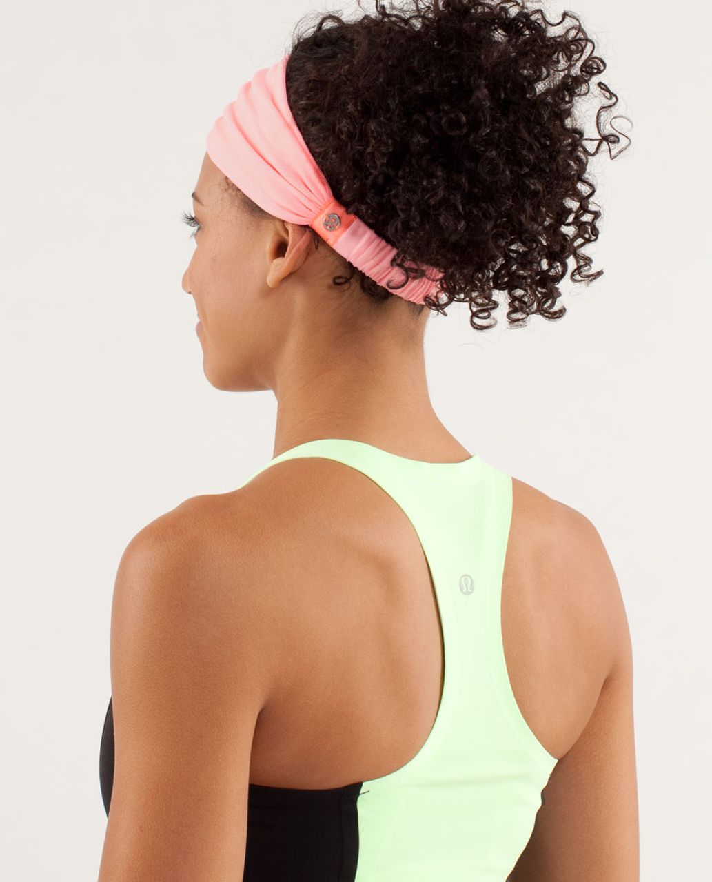 Lululemon Bang Buster Headband *Reversible - Bleached Coral / Pop Orange