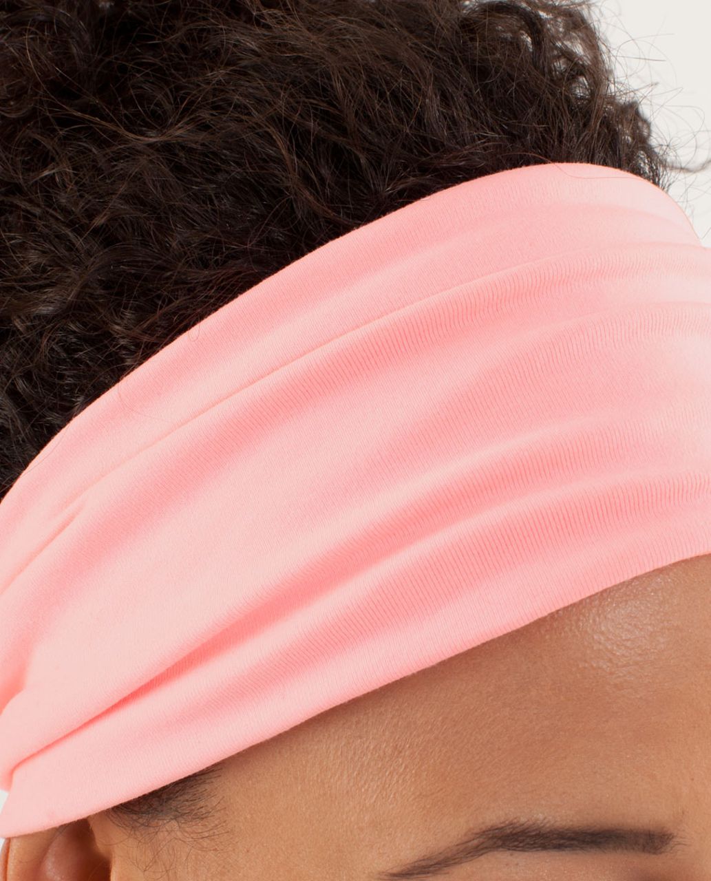 Lululemon Bang Buster Headband *Reversible - Bleached Coral / Pop Orange