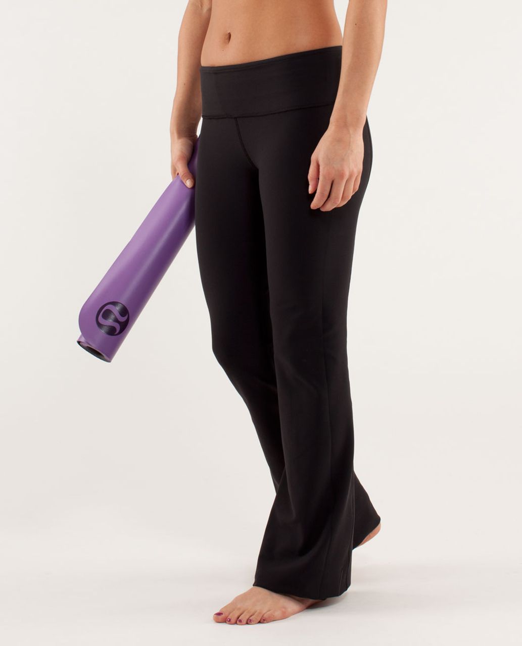 Lululemon Groove Pant *New (Regular) - Black / Quilt Spring13 6