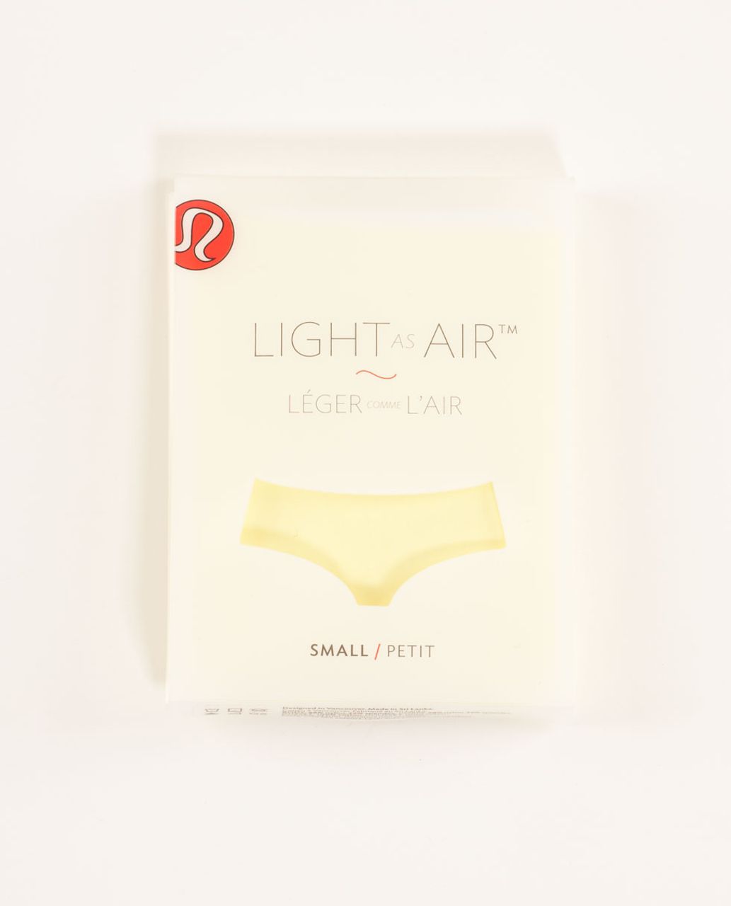 Lululemon Light As Air Hipster - Mellow Lemon