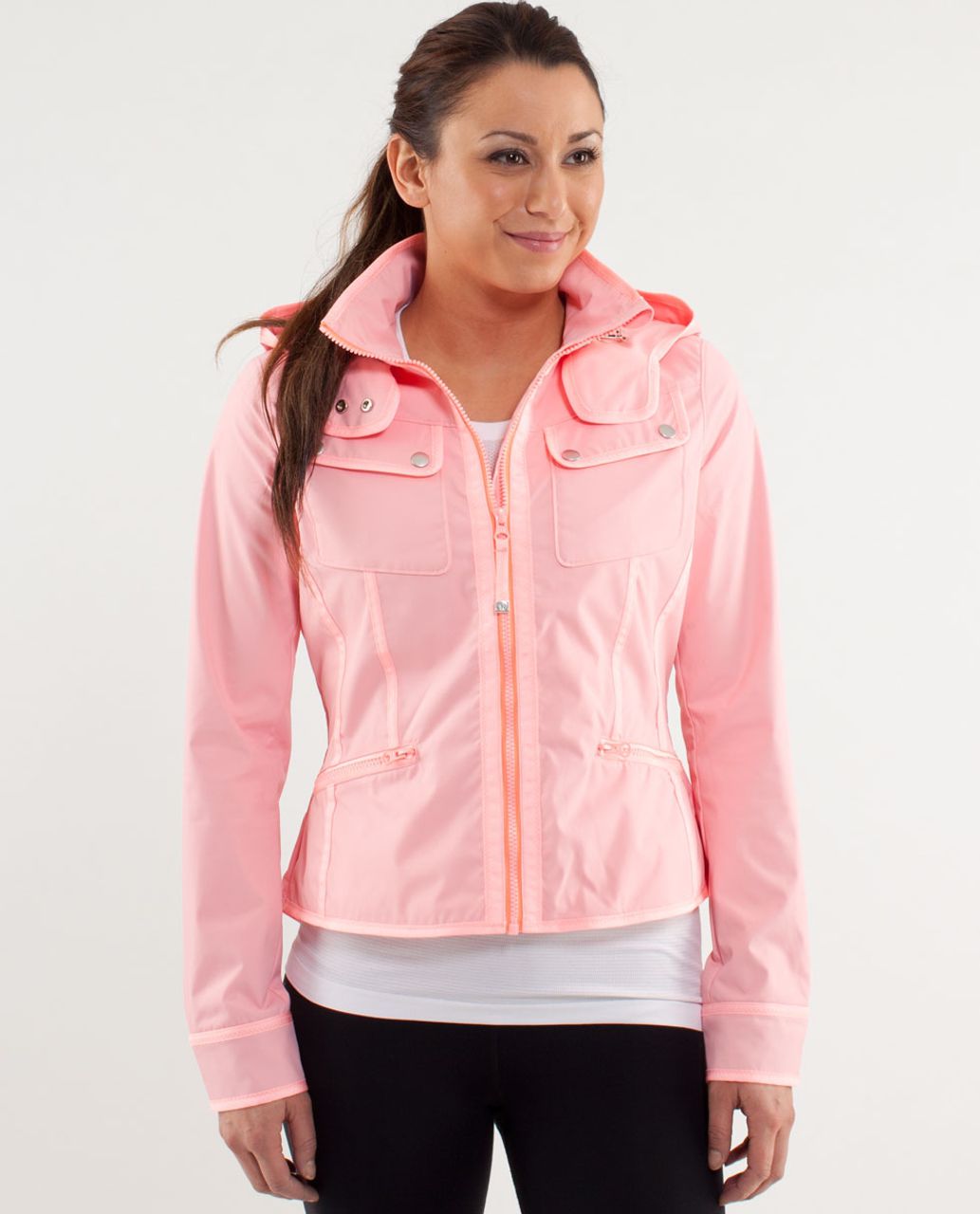 Lululemon Out And About Jacket - Bleached Coral