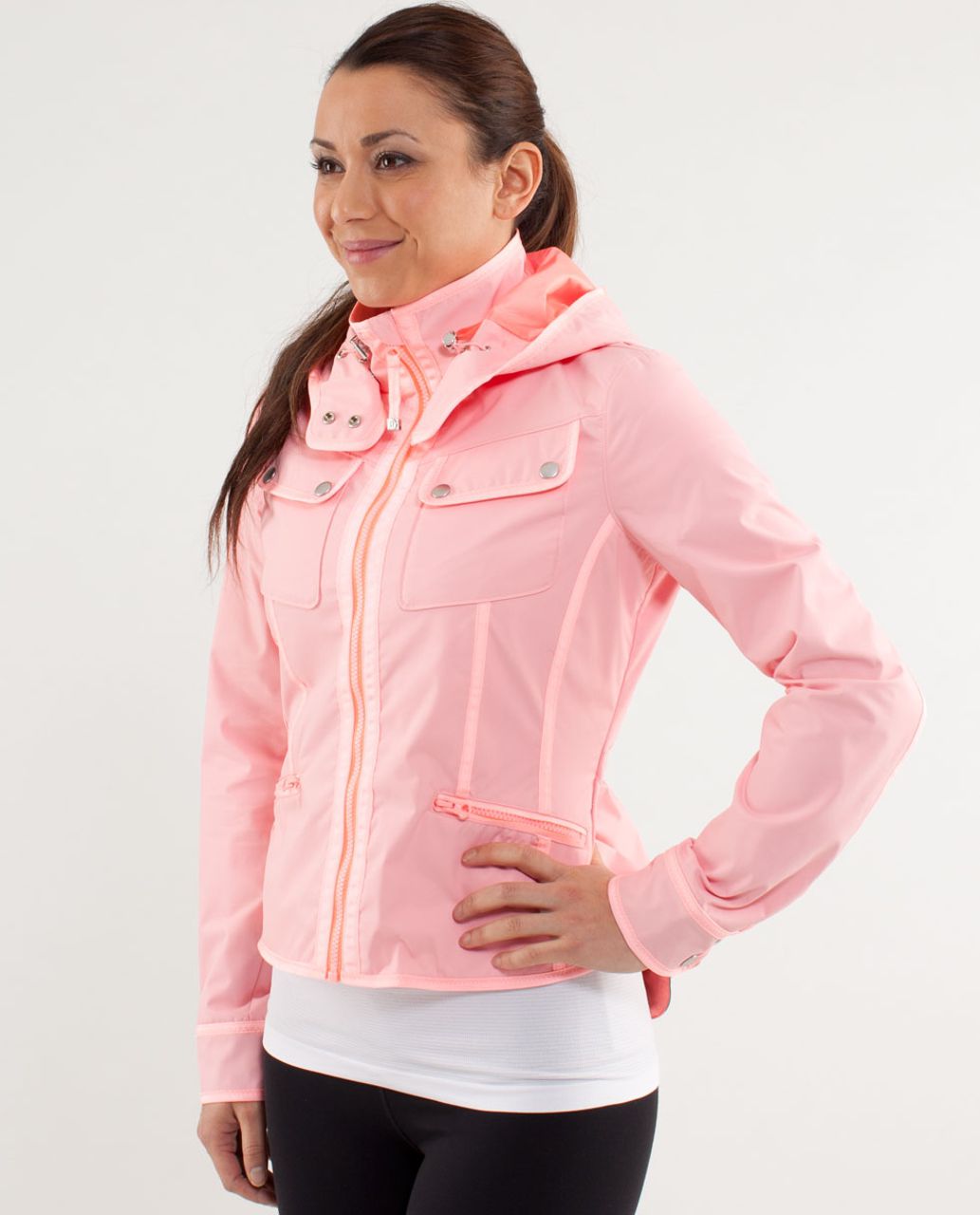 Lululemon Out And About Jacket - Bleached Coral